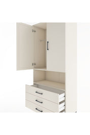 Hyperion Dolap 2 Raflı 3 Çekmeceli Tek Askılı 88x44x195 Aytaşı-Aytaşı