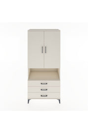 Hyperion Dolap 4 Raflı 3 Çekmeceli 2 Kapaklı 88x44x195 Aytaşı-Aytaşı