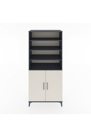 Hyperion Dolap 5 Raflı 2 Kapaklı 88x44x195 Antrasit-Aytaşı