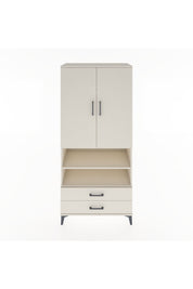 Hyperion Dolap 5 Raflı 2 Çekmeceli 2 Kapaklı 88x44x195 Aytaşı-Aytaşı