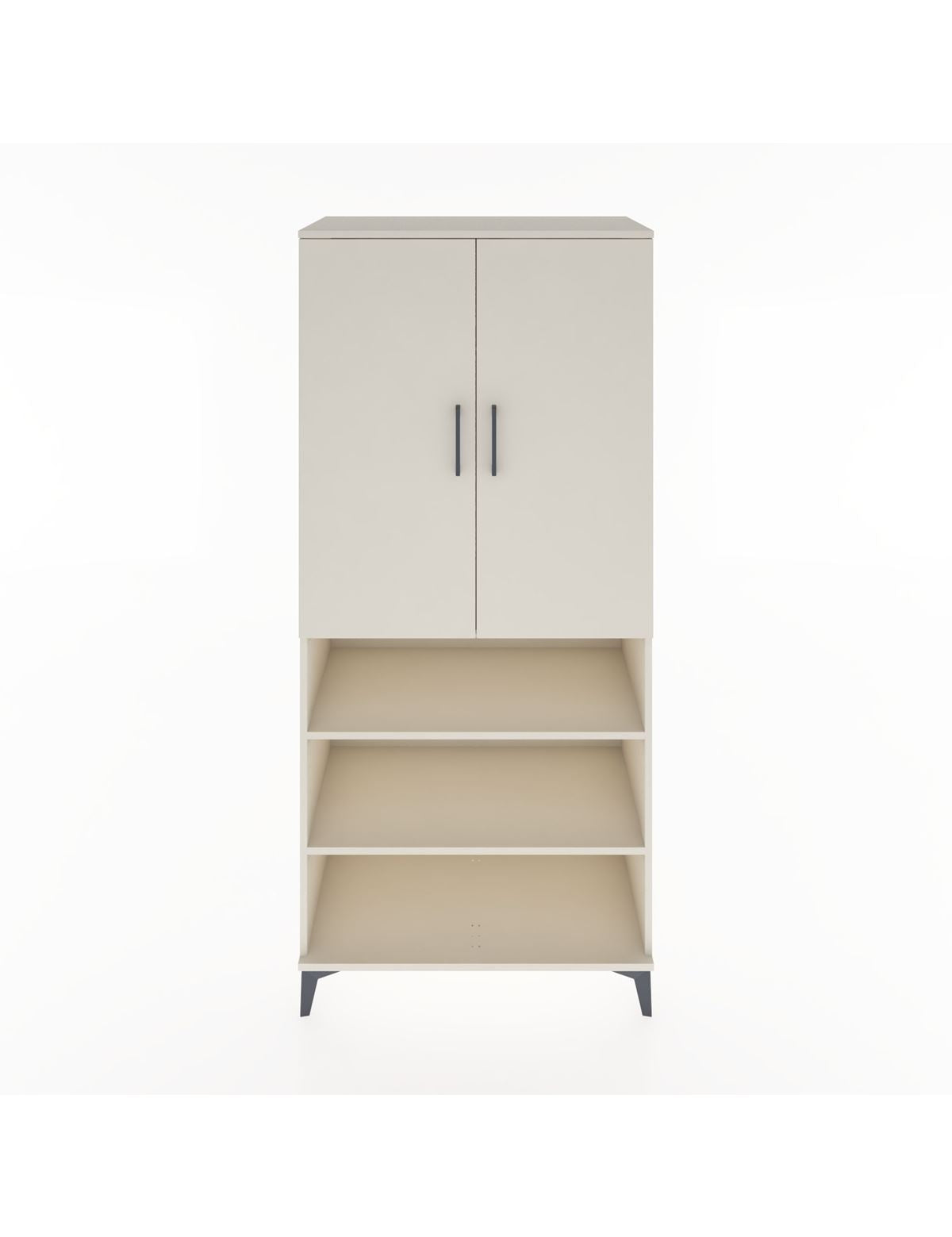 Hyperion Dolap 4 Raflı 2 Kapaklı Tek Askılı 88x44x195 Aytaşı-Aytaşı