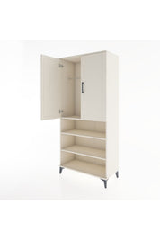Hyperion Dolap 4 Raflı 2 Kapaklı Tek Askılı 88x44x195 Aytaşı-Aytaşı