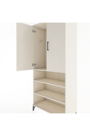 Hyperion Dolap 4 Raflı 2 Kapaklı Tek Askılı 88x44x195 Aytaşı-Aytaşı