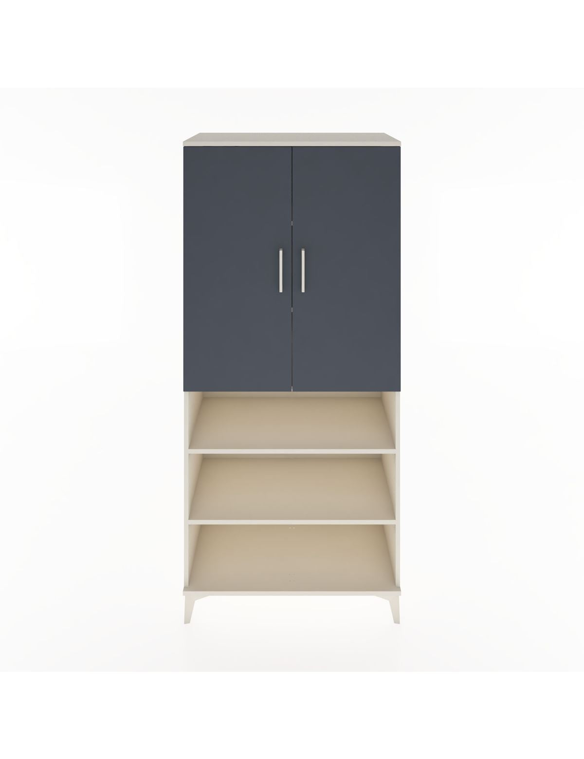 Hyperion Dolap 5 Raflı 2 Kapaklı 88x44x195 Aytaşı-Antrasit