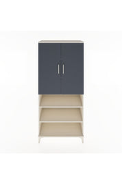 Hyperion Dolap 5 Raflı 2 Kapaklı 88x44x195 Aytaşı-Antrasit