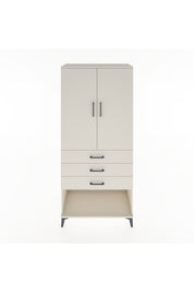 Hyperion Dolap Tek Raflı 3 Çekmeceli Tek Askılı 88x44x195 Aytaşı-Aytaşı