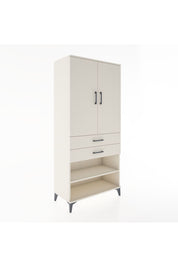 Hyperion Dolap 2 Raflı 2 Çekmeceli Tek Askılı 88x44x195 Aytaşı-Aytaşı