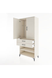 Hyperion Dolap 2 Raflı 2 Çekmeceli Tek Askılı 88x44x195 Aytaşı-Aytaşı