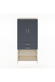 Hyperion Dolap 2 Raflı 2 Çekmeceli Tek Askılı 88x44x195 Aytaşı-Antrasit