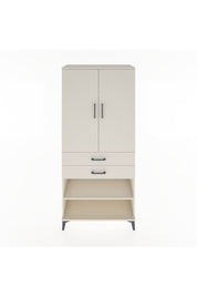 Hyperion Dolap 4 Raflı 2 Çekmeceli 2 Kapaklı 88x44x195 Aytaşı-Aytaşı