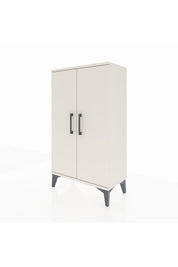Arges Komodin 2 Raflı 2 Kapaklı 60x30x106 - S15M003V1A