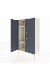 Arges Komodin 2 Raflı 2 Kapaklı 60x30x106 - S15M003V2A