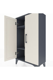 Arges Komodin 2 Raflı 2 Kapaklı 60x30x106 - S15M003V4A