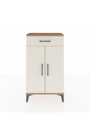Arges Komodin 2 Raflı Tek Çekmeceli 2 Kapaklı 60x30x106 - S15M005V7A