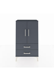 Arges Komodin 2 Raflı 2 Çekmeceli 2 Kapaklı 60x30x106 - S15M007V5A