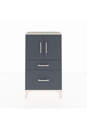 Arges Komodin 2 Raflı 2 Çekmeceli 2 Kapaklı 60x30x106 - S15M012V2A