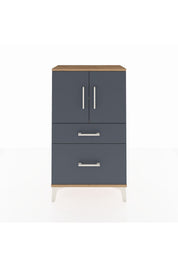 Arges Komodin 2 Raflı 2 Çekmeceli 2 Kapaklı 60x30x106 - S15M012V8A