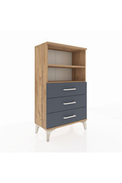 Arges Komodin 2 Raflı 3 Çekmeceli 60x30x106 - S15M017V8A
