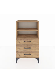 Arges Komodin 2 Raflı 3 Çekmeceli 60x30x106 - S15M017V9A