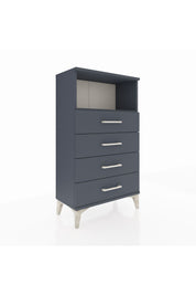 Arges Komodin Tek Raflı 4 Çekmeceli 60x30x106 - S15M018V5A
