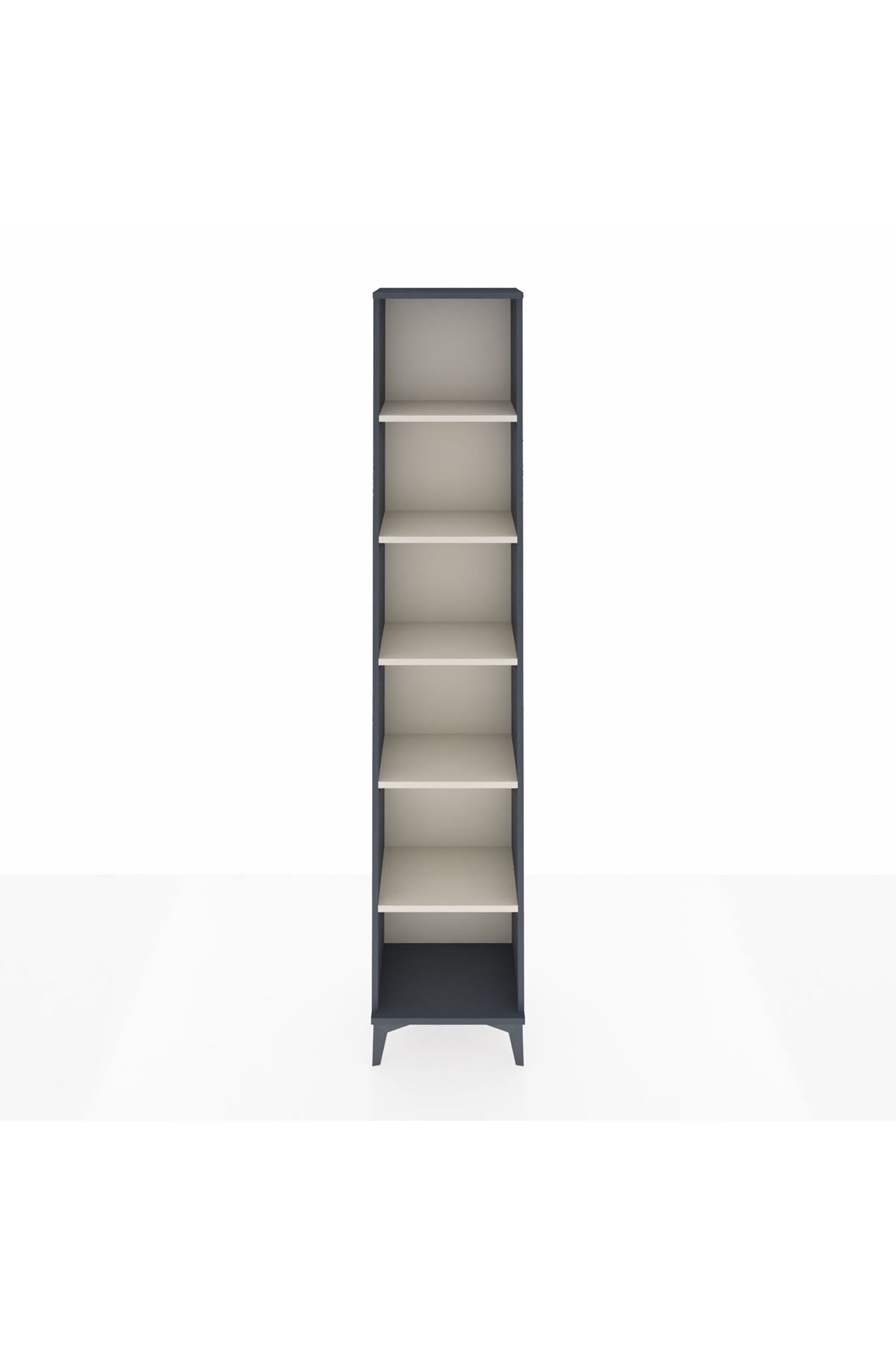 Arges Dolap 5 Raflı 44x30x221 Antrasit-Aytaşı