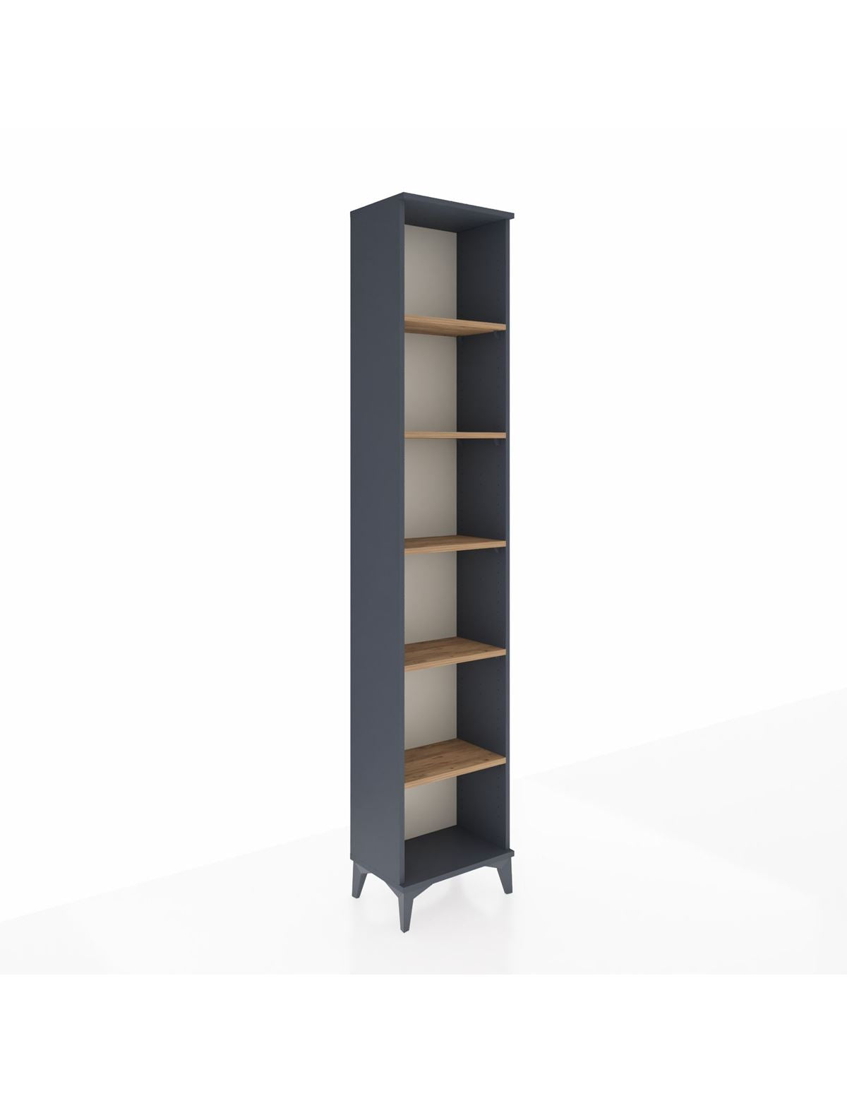 Arges Dolap 5 Raflı 44x30x221 Antrasit-Çam