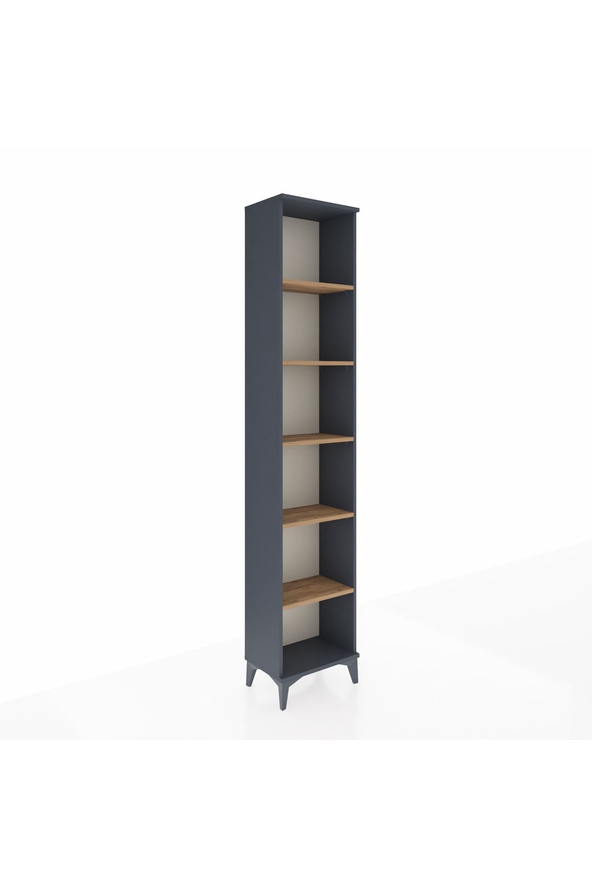 Arges Dolap 5 Raflı 44x30x221 Antrasit-Çam