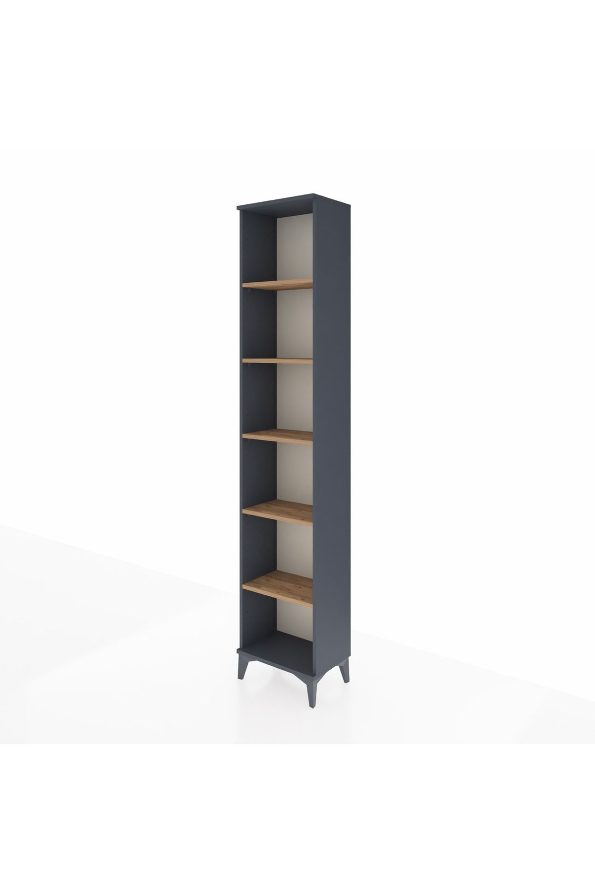 Arges Dolap 5 Raflı 44x30x221 Antrasit-Çam