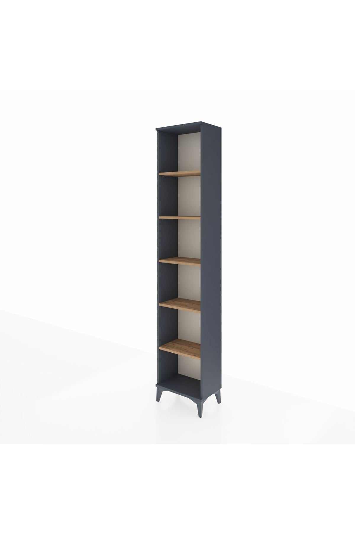 Arges Dolap 5 Raflı 44x30x221 Antrasit-Çam