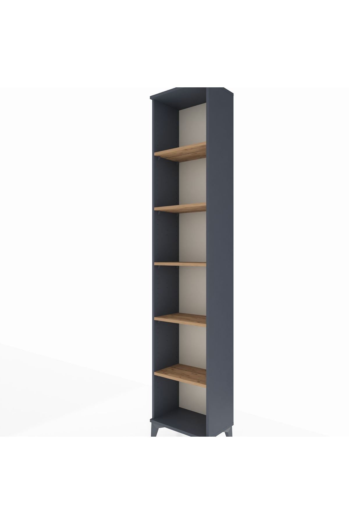 Arges Dolap 5 Raflı 44x30x221 Antrasit-Çam