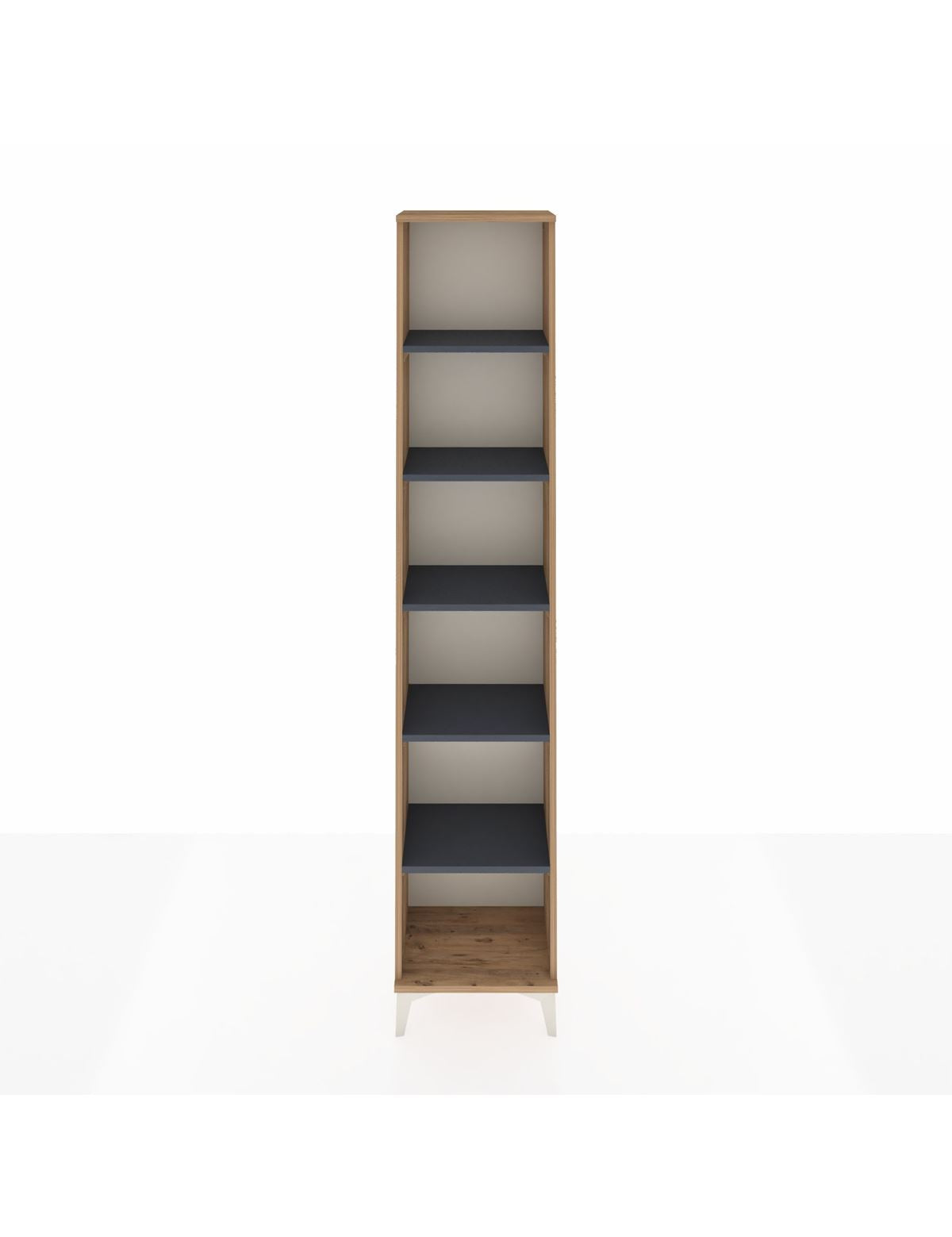 Arges Dolap 5 Raflı 44x30x221 Çam-Antrasit