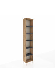 Arges Dolap 5 Raflı 44x30x221 Çam-Antrasit