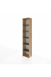 Arges Dolap 5 Raflı 44x30x221 Çam-Antrasit