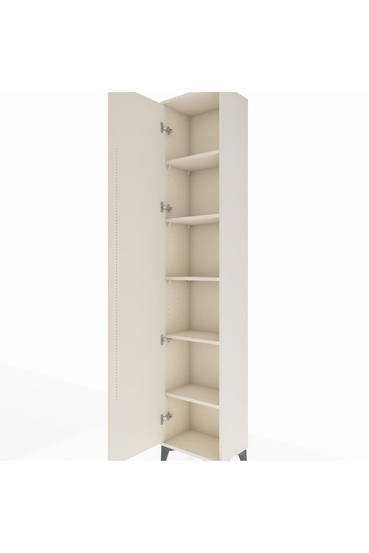 Arges Dolap 5 Raflı Tek Kapaklı 44x30x221 Aytaşı-Aytaşı