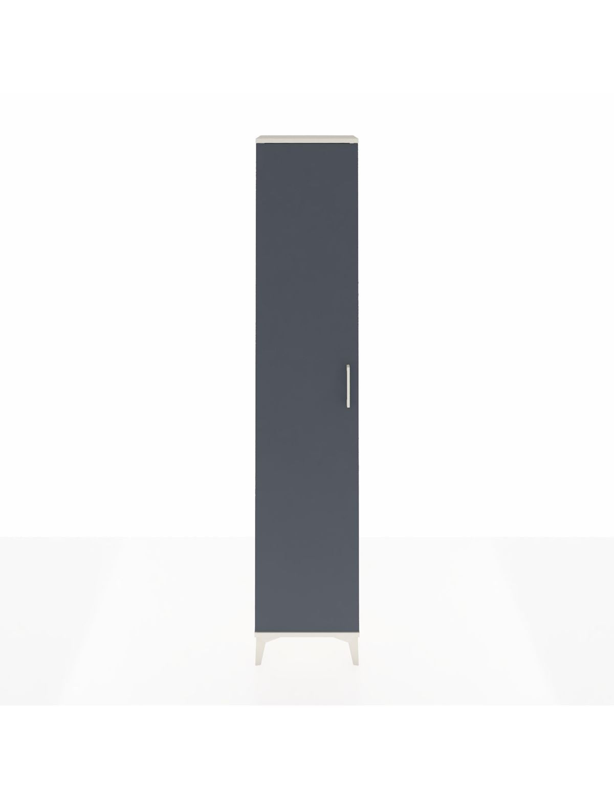 Arges Dolap 5 Raflı Tek Kapaklı 44x30x221 Aytaşı-Antrasit