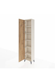 Arges Dolap 5 Raflı Tek Kapaklı 44x30x221 Aytaşı-Çam