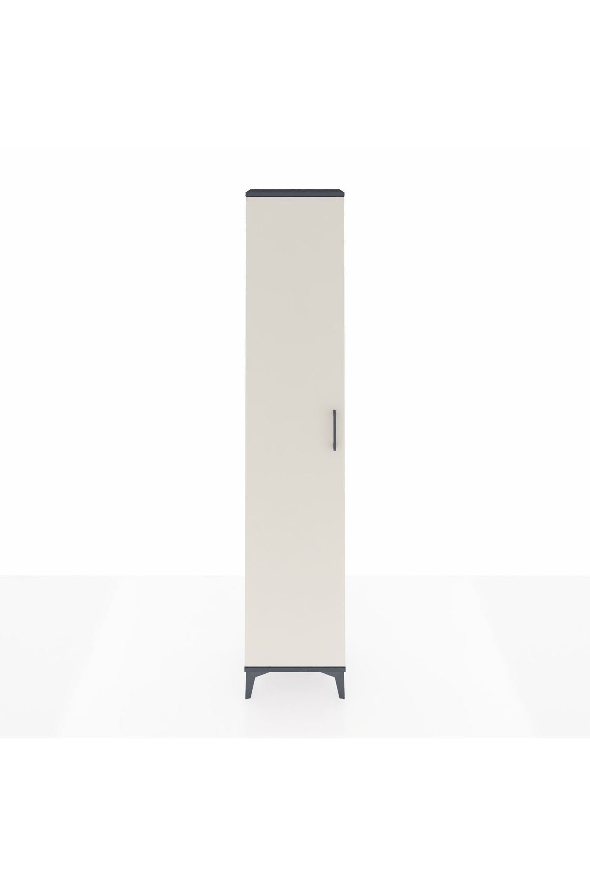 Arges Dolap 5 Raflı Tek Kapaklı 44x30x221 Antrasit-Aytaşı