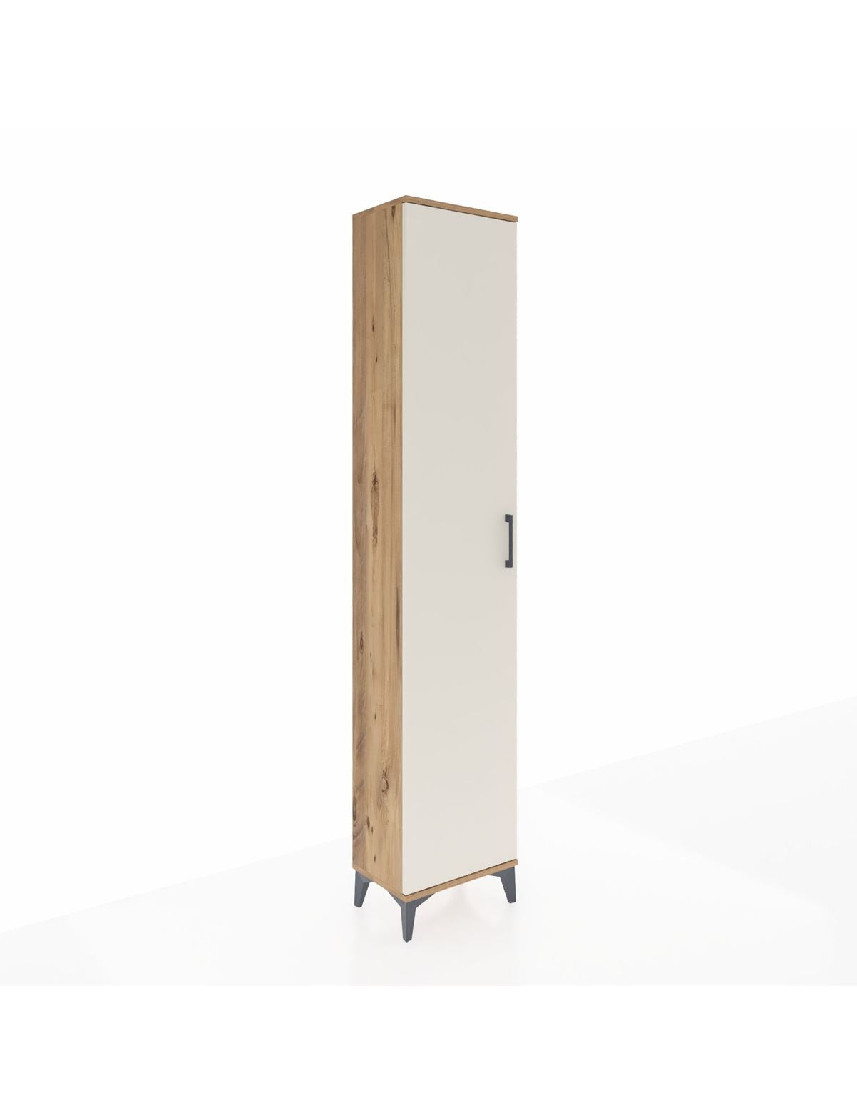 Arges Dolap 5 Raflı Tek Kapaklı 44x30x221 Çam-Aytaşı