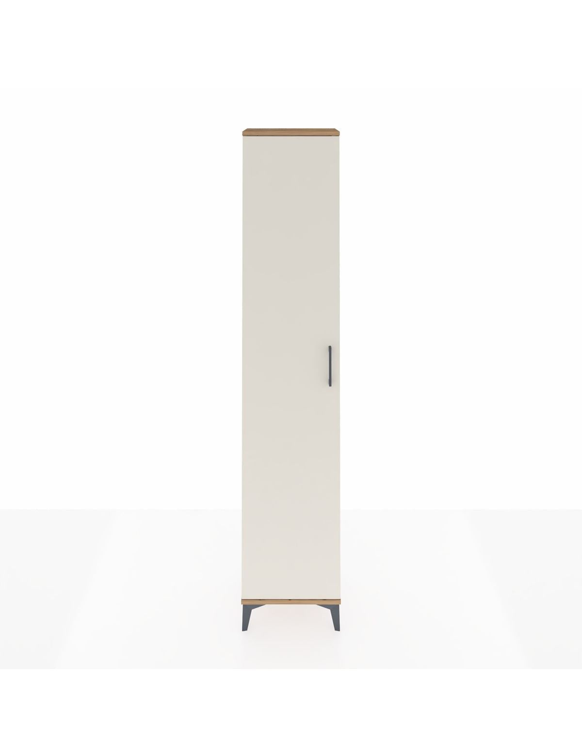 Arges Dolap 5 Raflı Tek Kapaklı 44x30x221 Çam-Aytaşı