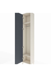 Arges Dolap 2 Raflı Tek Kapaklı Tek Askılı 44x30x221 Aytaşı-Antrasit