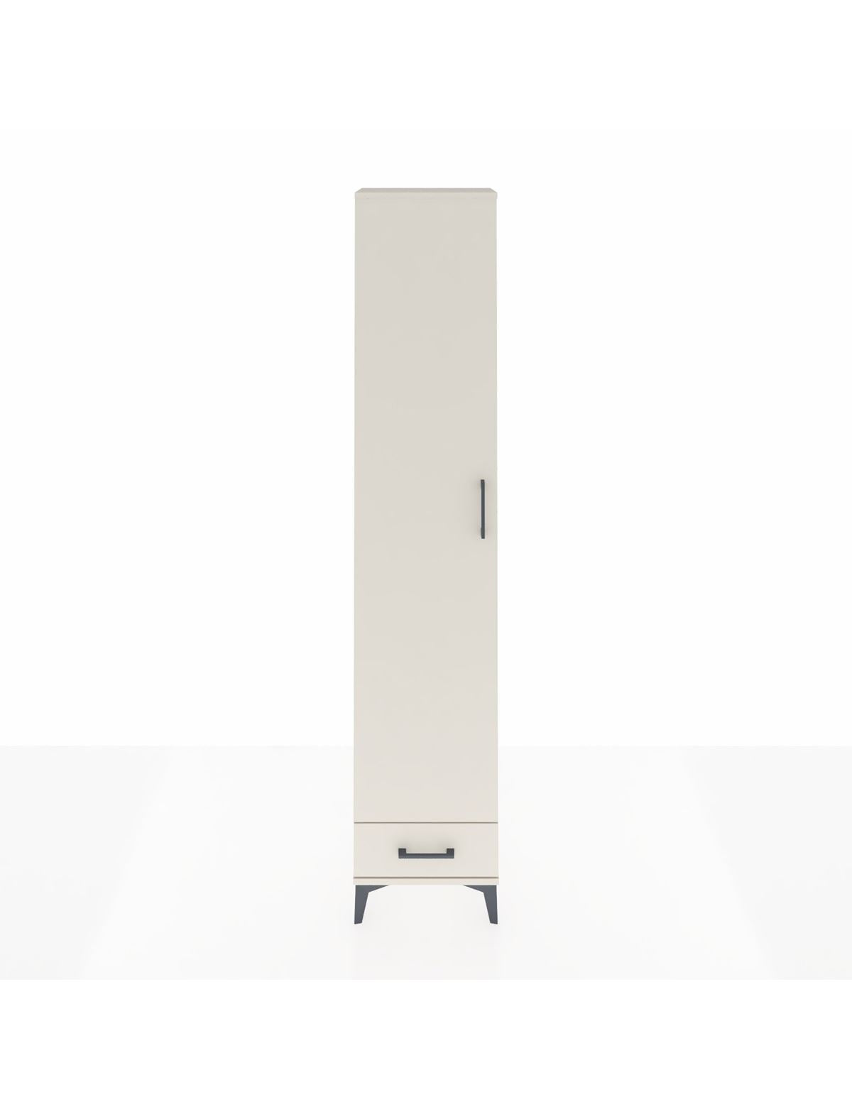 Arges Dolap 3 Raflı Tek Çekmeceli Tek Askılı 44x30x221 Aytaşı-Aytaşı