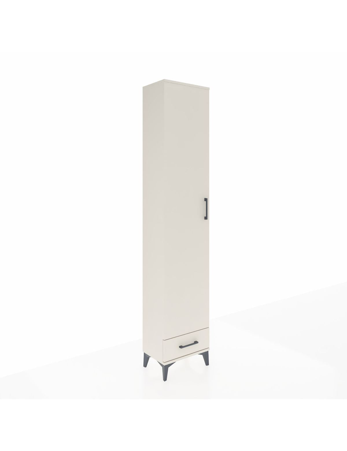 Arges Dolap 3 Raflı Tek Çekmeceli Tek Askılı 44x30x221 Aytaşı-Aytaşı