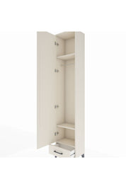 Arges Dolap 3 Raflı Tek Çekmeceli Tek Askılı 44x30x221 Aytaşı-Aytaşı