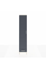 Arges Dolap 3 Raflı Tek Çekmeceli Tek Askılı 44x30x221 Aytaşı-Antrasit