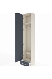 Arges Dolap 3 Raflı Tek Çekmeceli Tek Askılı 44x30x221 - S28M004V2A