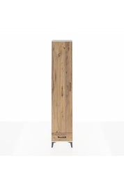 Arges Dolap 3 Raflı Tek Çekmeceli Tek Askılı 44x30x221 Aytaşı-Çam