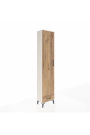 Arges Dolap 5 Raflı Tek Çekmeceli Tek Kapaklı 44x30x221 Aytaşı-Çam