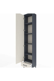 Arges Dolap 5 Raflı Tek Çekmeceli Tek Kapaklı 44x30x221 - S28M005V4A