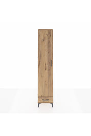 Arges Dolap 5 Raflı Tek Çekmeceli Tek Kapaklı 44x30x221 Çam-Çam