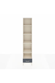 Arges Dolap 5 Raflı Tek Çekmeceli 44x30x221 Aytaşı-Antrasit